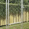 vidaXL Cage pour chien Argent&eacute; 600 x 200 x 200 cm Acier galvanis&eacute;