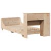 vidaXL Cadre de lit sans matelas 100x200 cm bois massif de pin