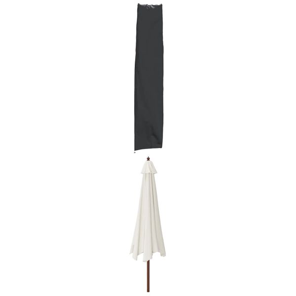 vidaXL Housses de parapluie de jardin 2 pcs 136x25/23,5 cm 420D