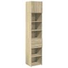 vidaXL Armoire de rangement mince ch&ecirc;ne sonoma 45x42,5x225 cm