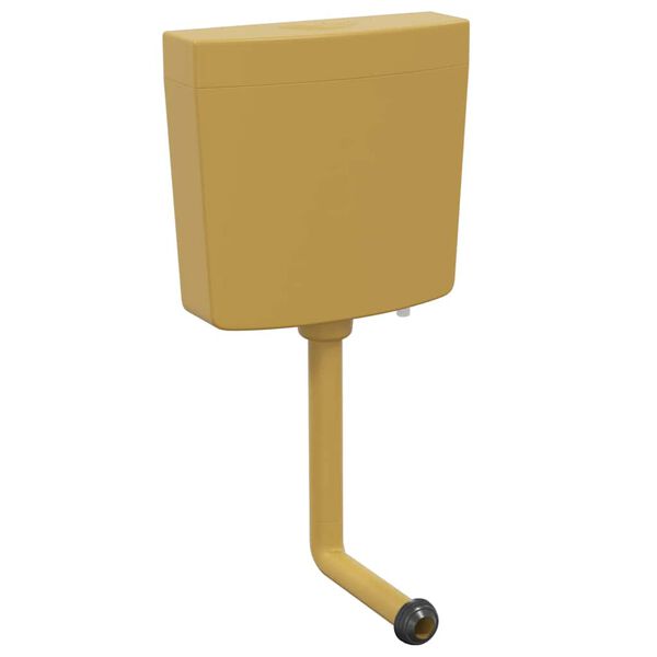 vidaXL Réservoir de toilette avec entrée d'eau inférieure 3/6 L Curry