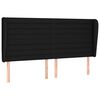 vidaXL Sommier &agrave; lattes de lit avec matelas Noir 160x200 cm Tissu