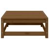 vidaXL Salon de jardin 2 pcs avec coussins Marron miel Bois de pin
