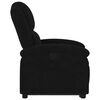 vidaXL Fauteuil inclinable Noir Velours