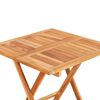 vidaXL Ensemble de bistro pliable 3 pcs Bois de teck solide