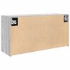 vidaXL Armoire murale de bain sonoma gris 80x25x40cm bois d'ing&eacute;nierie