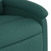 vidaXL Fauteuil inclinable électrique vert foncé tissu
