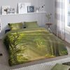 Good Morning Housse de couette WOODS 140x200/220 cm Vert