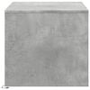 vidaXL Table basse avec lumi&egrave;res LED gris b&eacute;ton bois d'ing&eacute;nierie