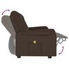vidaXL Fauteuil de massage inclinable 3 places marron similicuir