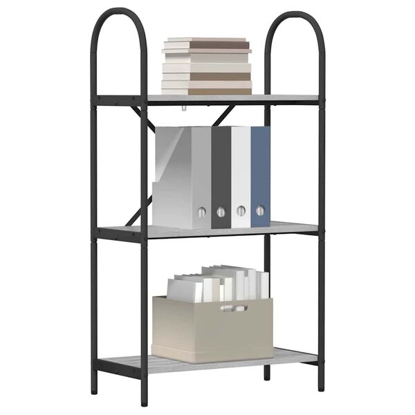 vidaXL &Eacute;tag&egrave;re Gris Sonoma 60 x 30 x 109 cm Bois d'ing&eacute;nierie