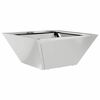vidaXL Cache-pot de jardin 5 pcs Argent 35 x 35 x 15 cm