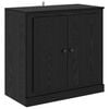 vidaXL Buffet 70 x 35,5 x 67,5 cm Ch&ecirc;ne noir Bois d'ing&eacute;nierie