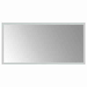 vidaXL Miroir de salle de bain LED Transparent 60 x 30 cm verre tremp&eacute;