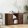 vidaXL Buffet avec &eacute;tag&egrave;re FLORIN Ch&ecirc;ne brun 88,5 x 30,5 x 55,5 cm