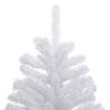 vidaXL Sapin de Noël artificiel à charnières avec neige floquée 210 cm