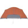 vidaXL Tente familiale Crossvent 8 personnes orange imperm&eacute;able