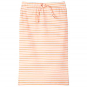 Jupe droite pour enfants avec rayures orange fluo 92