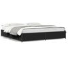 vidaXL Cadre de lit sans matelas noir 160x200 cm