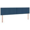 vidaXL Lit avec rangement et matelas avec matelas Bleu 200 x 200 cm