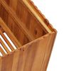vidaXL Lit sur&eacute;lev&eacute; de jardin 100x100x50 cm Bois massif d'acacia