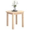 vidaXL Table basse Ø 55x45 cm Bois massif de pin