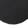 vidaXL Coussins de si&egrave;ge 2 pcs Noir &Oslash; 80 x 29 cm Velours