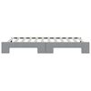 vidaXL Lit de jour avec gigogne sans matelas gris clair 80x200 cm