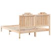 vidaXL Cadre de lit extra long sans matelas 160x210 cm bois massif