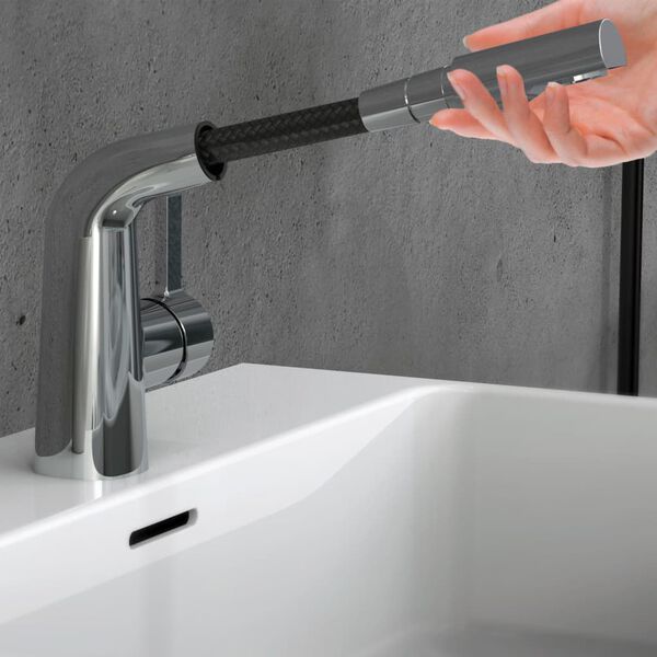EISL Mitigeur de lavabo COOL avec douchette extractible chrome