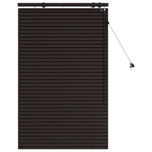 vidaXL Store V&eacute;nitien Marron fonc&eacute; 75 x 130 cm 35 mm