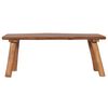 vidaXL Banc de jardin 120 cm Bois de teck solide