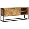 vidaXL Meuble TV Marron 110 x 30 x 50 cm Bois d'acacia massif