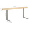 vidaXL Dossier pour canap&eacute; palette 110 cm Bois de pin solide