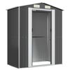 vidaXL Abri de jardin Anthracite 192x108x223 cm Acier galvanis&eacute;