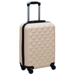 vidaXL Valise rigide Dor&eacute; ABS