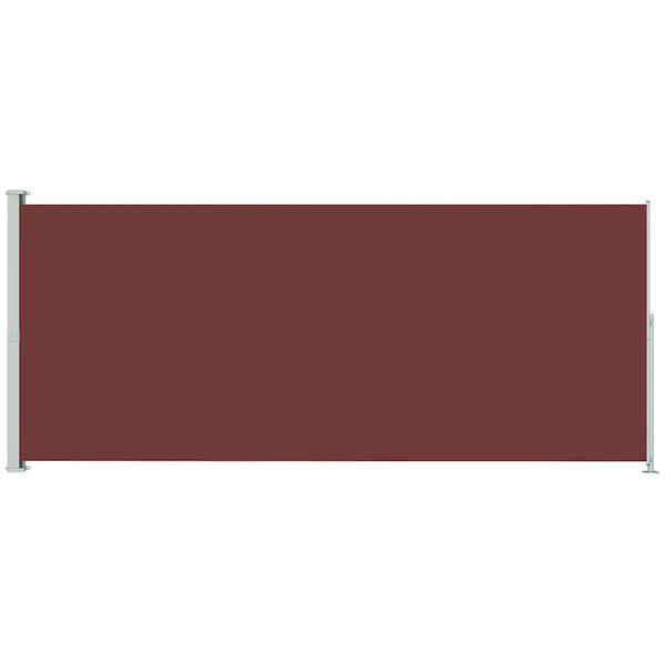 vidaXL Auvent lat&eacute;ral r&eacute;tractable de patio 180x500 cm Marron