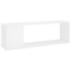 vidaXL Meuble TV Blanc 100x24x32 cm Bois d'ing&eacute;nierie