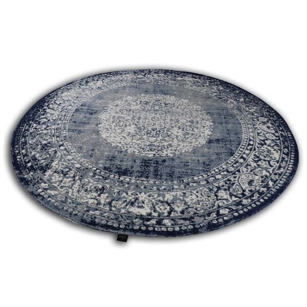 Dutch Lifestyle Tapis Durban Jahrg 150 cm Rond Bleu