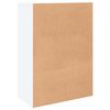vidaXL Buffets 2 pcs blanc 60x31x84 cm bois d'ing&eacute;nierie