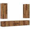 vidaXL Ensemble de meuble TV mural 5 pcs vieux bois bois d'ing&eacute;nierie