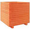 vidaXL Jardini&egrave;re cire marron 50x50x49,5 cm bois de pin massif