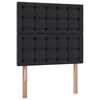 vidaXL Lit de Rangement Noir 100 x 200 cm Cuir synth&eacute;tique