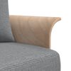 vidaXL Canap&eacute;-lit en forme de L gris clair 279x140x70 cm tissu