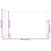 vidaXL Auvent lat&eacute;ral r&eacute;tractable de patio 180x300 cm Cr&egrave;me