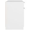 vidaXL Bureau Blanc 100x50x75 cm Bois d'ingénierie