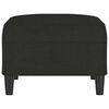 vidaXL Repose-pied Noir 70x55x41 cm Tissu