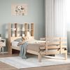 vidaXL Lit biblioth&egrave;que sans matelas 90x190 cm bois de pin massif