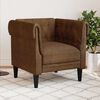 vidaXL Canap&eacute; Marron 78,5 x 74,5 x 74,5 cm Polyester