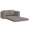 vidaXL Canap&eacute;-Lit 60cm Taupe tissu